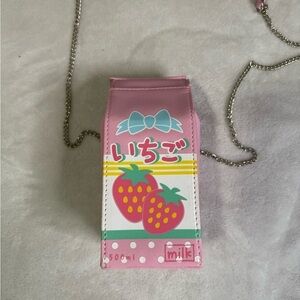 Strawberry Milk Carton Purse​​​​​​​​